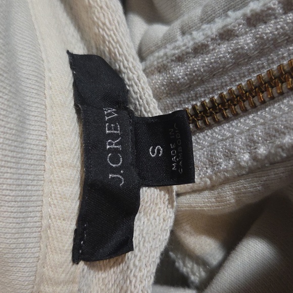 J Crew University Terry Long Half-zip Tunic - Picture 3 of 3